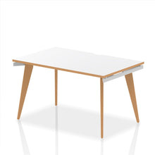 Load image into Gallery viewer, Oslo 1200 White Wood Office Desk