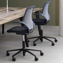 Load image into Gallery viewer, Allow Me Black Desk Chair Room Shot