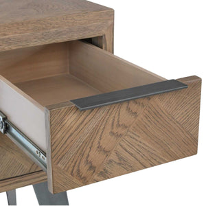 Amara Oak Desk With Drawer