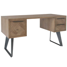 Load image into Gallery viewer, Amara Wood Desk With Drawers Front
