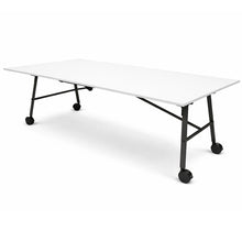 Load image into Gallery viewer, Atria Folding Meeting Table in White with Grey Legs