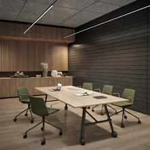 Load image into Gallery viewer, Atria Foldable Meeting Table in Modern Office Setting