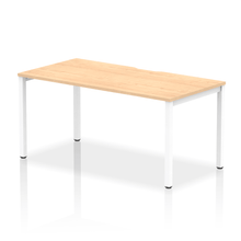 Load image into Gallery viewer, Evolve 1600 White Maple Single Bench Desk