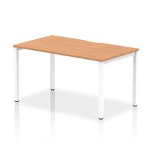 Load image into Gallery viewer, Evolve 1400 White Oak Single Bench Desk