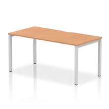 Load image into Gallery viewer, Evolve 1600 Silver Oak Single Bench Desk