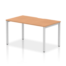 Load image into Gallery viewer, Evolve 1400 Silver Oak Single Bench Desk