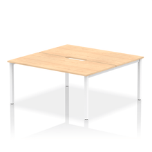 Load image into Gallery viewer, Dynamic Evolve 1600 Maple White Bench Desk