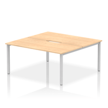 Load image into Gallery viewer, Dynamic Evolve 1600 Maple Silver Bench Desk