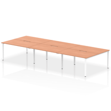Load image into Gallery viewer, Dynamic Evolve 4200 Beech White Bench Desk