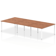 Load image into Gallery viewer, Dynamic Evolve 3600 Walnut White Bench Desk