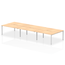 Load image into Gallery viewer, Dynamic Evolve 4800 Maple Silver Bench Desk