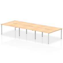 Load image into Gallery viewer, Dynamic Evolve 4200 Maple Silver Bench Desk