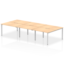 Load image into Gallery viewer, Dynamic Evolve 3600 Maple Silver Bench Desk