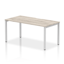 Load image into Gallery viewer, Evolve 1600 Silver Grey Oak Single Bench Desk