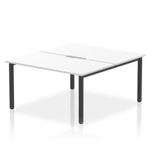 Load image into Gallery viewer, Dynamic Evolve 1400 White Black Bench Desk