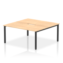 Load image into Gallery viewer, Dynamic Evolve 1600 Maple Black Bench Desk