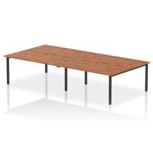 Load image into Gallery viewer, Evolve 3200 Walnut Black Bench Desk