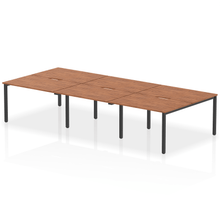 Load image into Gallery viewer, Dynamic Evolve 3600 Walnut Black Bench Desk