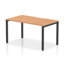 Load image into Gallery viewer, Evolve 1400 Black Oak Single Bench Desk