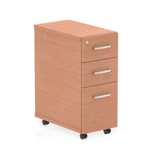 Load image into Gallery viewer, Beech Narrow Desk Drawers