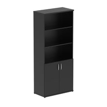 Load image into Gallery viewer, Black Cupboard with Shelves