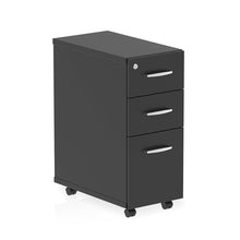 Load image into Gallery viewer, Black Narrow Desk Drawers
