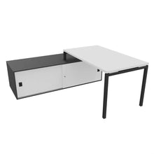 Load image into Gallery viewer, Mila Left Hand Corner Desk Anthracite & White