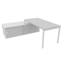 Load image into Gallery viewer, Mila 160 Left Hand Corner Desk White & Grey