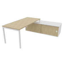 Load image into Gallery viewer, Mila 180 Right Hand Corner Desk White & Oak