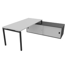 Load image into Gallery viewer, Mila 180 Right Hand Corner Desk Anthracite & Grey
