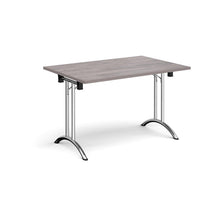 Load image into Gallery viewer, Adaptive 1200 Chrome Grey Oak Foldable Desk