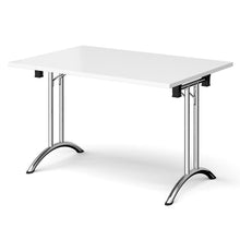 Load image into Gallery viewer, Adaptive 1200 Chrome White Foldable Desk