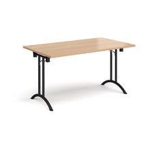 Load image into Gallery viewer, Adaptive 1400 Black Beech Foldable Desk