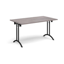 Load image into Gallery viewer, Adaptive 1400 Black Grey Oak Foldable Desk