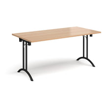 Load image into Gallery viewer, Adaptive 1600 Black Beech Foldable Desk