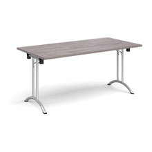Load image into Gallery viewer, Adaptive 1600 Silver Grey Oak Foldable Desk