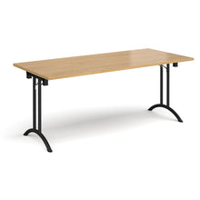Load image into Gallery viewer, Adaptive 1800 Black Oak Foldable Desk