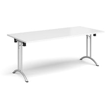 Load image into Gallery viewer, Adaptive 1800 Silver White Foldable Desk