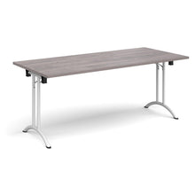 Load image into Gallery viewer, Adaptive 1800 White Grey Oak Foldable Desk