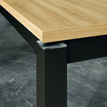 Load image into Gallery viewer, Duo Corner Desk Chrome Leg Cap Detail