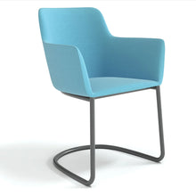 Load image into Gallery viewer, Elva Cantilever Office Chair Horizon Blue Anthracite