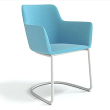 Load image into Gallery viewer, Elva Cantilever Office Chair Horizon Blue White