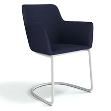 Load image into Gallery viewer, Elva Cantilever Office Chair Midnight Blue White