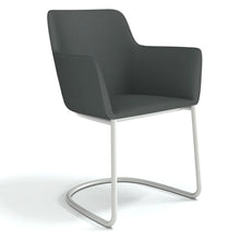Load image into Gallery viewer, Elva Cantilever Office Chair Obsidian Grey White