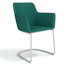 Load image into Gallery viewer, Elva Cantilever Office Chair Sea Green White