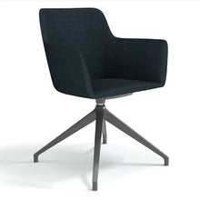 Load image into Gallery viewer, Elva Phantom Black Anthracite Spider Base Office Chair