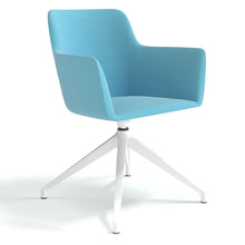 Load image into Gallery viewer, Elva Horizon Blue White Spider Base Office Chair