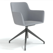 Load image into Gallery viewer, Elva Moonstone Grey Anthracite Spider Base Office Chair