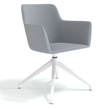 Load image into Gallery viewer, Elva Moonstone Grey White Spider Base Office Chair