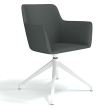 Load image into Gallery viewer, Elva Obsidian Grey White Spider Base Office Chair